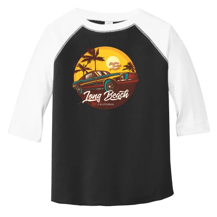 Long Beach California Toddler Fine Jersey T-Shirt