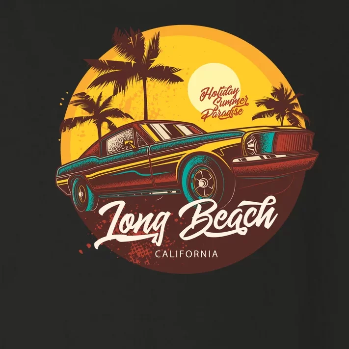 Long Beach California Toddler Long Sleeve Shirt