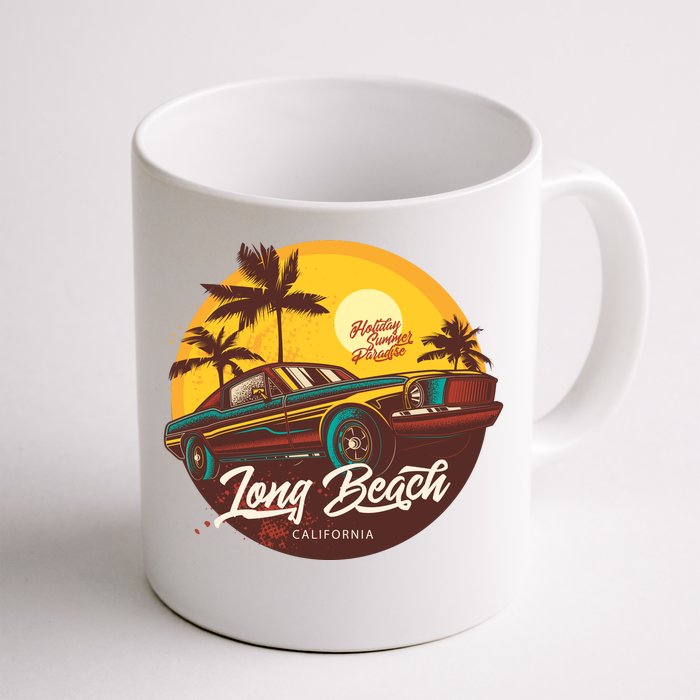 Long Beach California Front & Back Coffee Mug