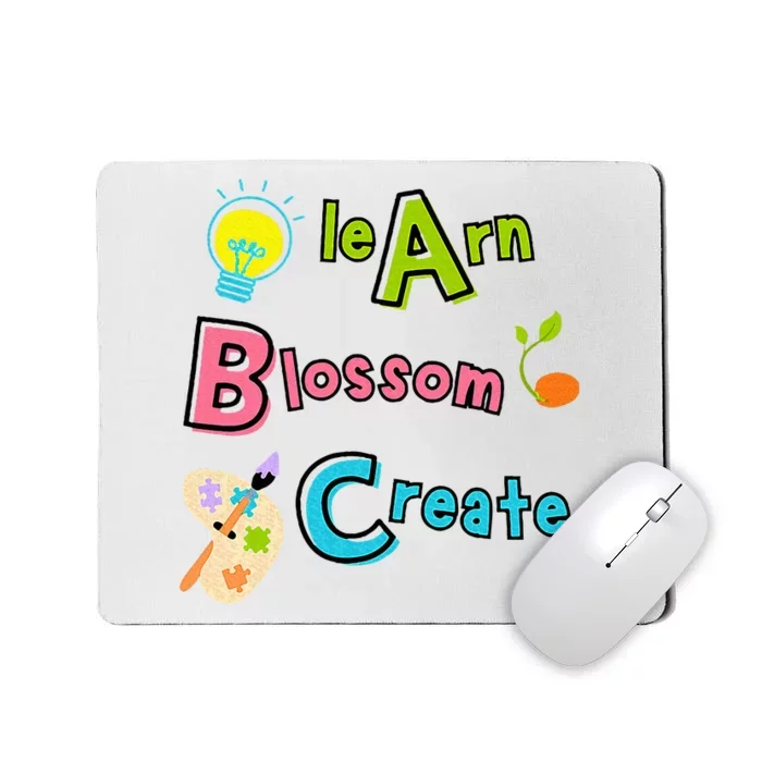 Learn Blossom Create Back To School Positive Abc Teacher Mousepad