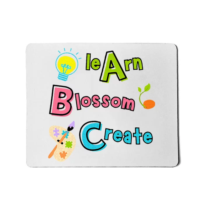 Learn Blossom Create Back To School Positive Abc Teacher Mousepad