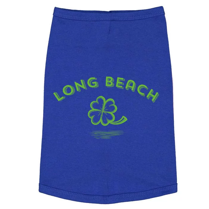 Long Beach California / Irish American Vintage Shamrock Gift Doggie Tank