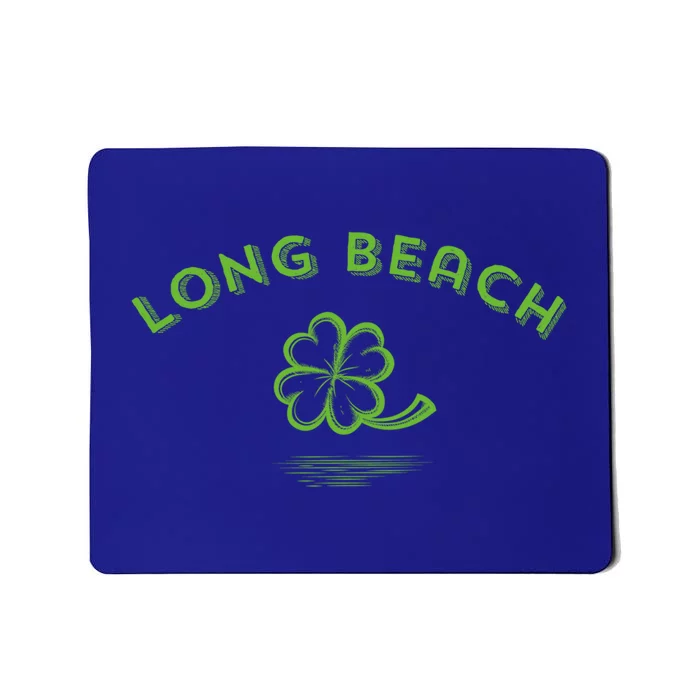 Long Beach California / Irish American Vintage Shamrock Gift Mousepad