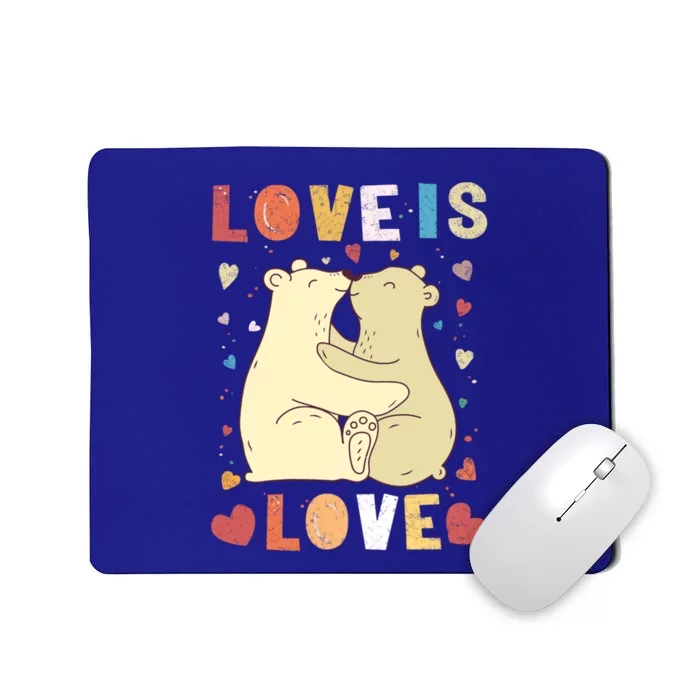 Love Bear Couple Gift Love Is Love Gift Cuddly Bears Gift Mousepad