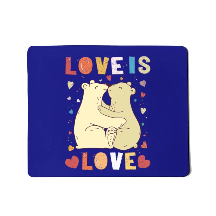 Love Bear Couple Gift Love Is Love Gift Cuddly Bears Gift Mousepad