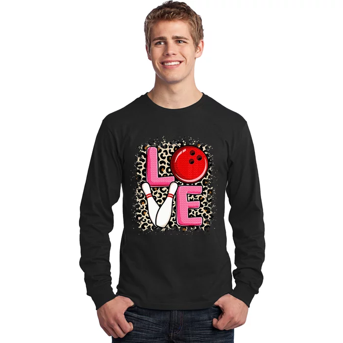 Love Bowling Cute Bowling Women Bowler Long Sleeve Shirt