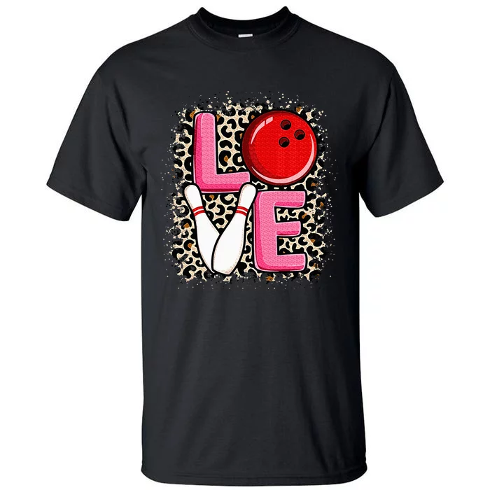 Love Bowling Cute Bowling Women Bowler Tall T-Shirt