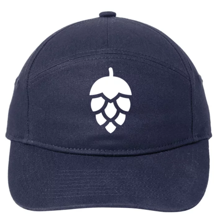 Local Beer Craft Beer Hops Brewing Great Gift 7-Panel Snapback Hat