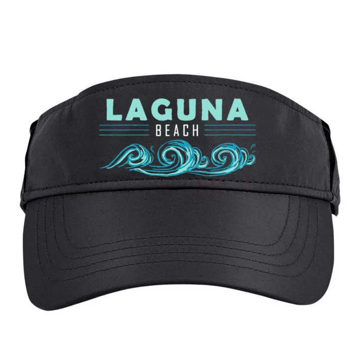 Laguna Beach California Souvenir Adult Drive Performance Visor