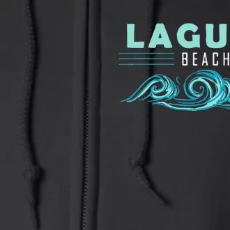 Laguna Beach California Souvenir Full Zip Hoodie