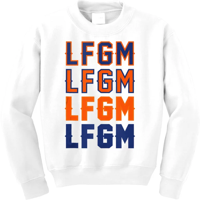 LFGM Baseball Catchers Pitchers LFGM Kids Sweatshirt