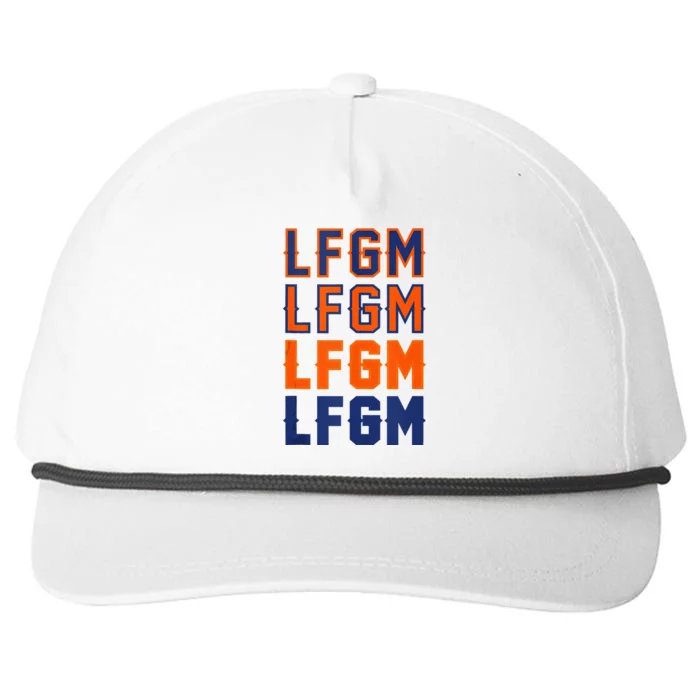 LFGM Baseball Catchers Pitchers LFGM Snapback Five-Panel Rope Hat