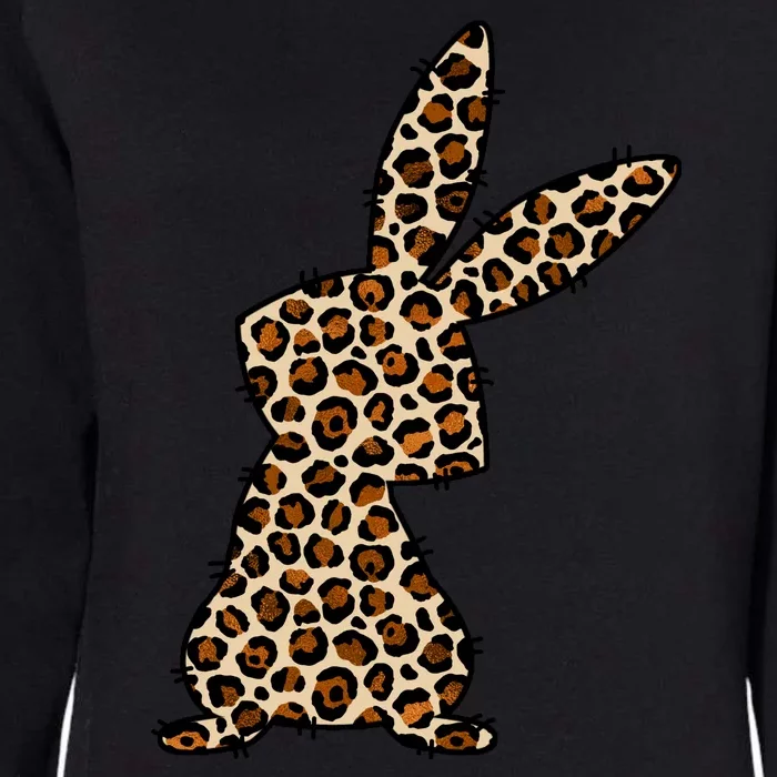 Leopard Bunny Cute Gift Womens California Wash Sweatshirt