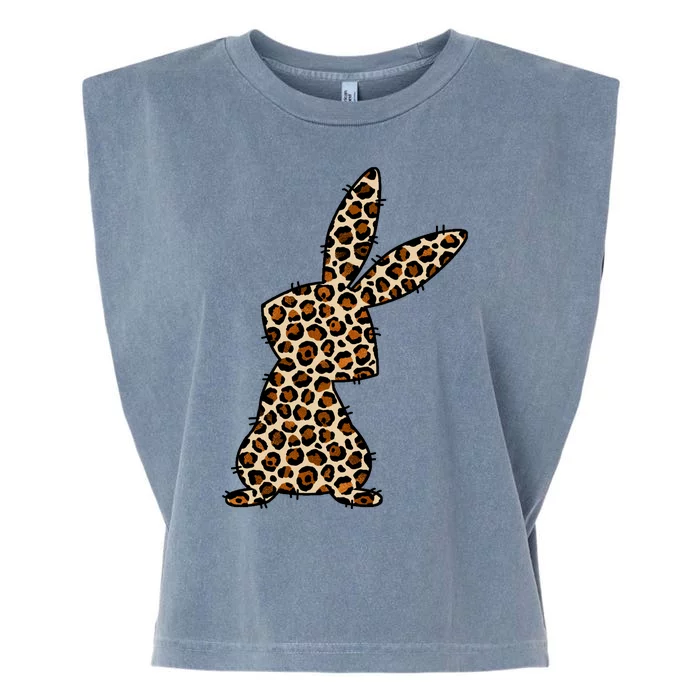 Leopard Bunny Cute Gift Garment-Dyed Women's Muscle Tee