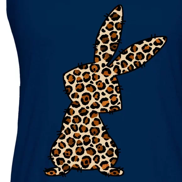 Leopard Bunny Cute Gift Ladies Essential Flowy Tank