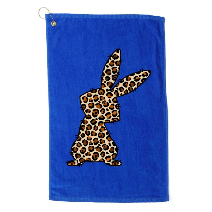 Leopard Bunny Cute Gift Platinum Collection Golf Towel