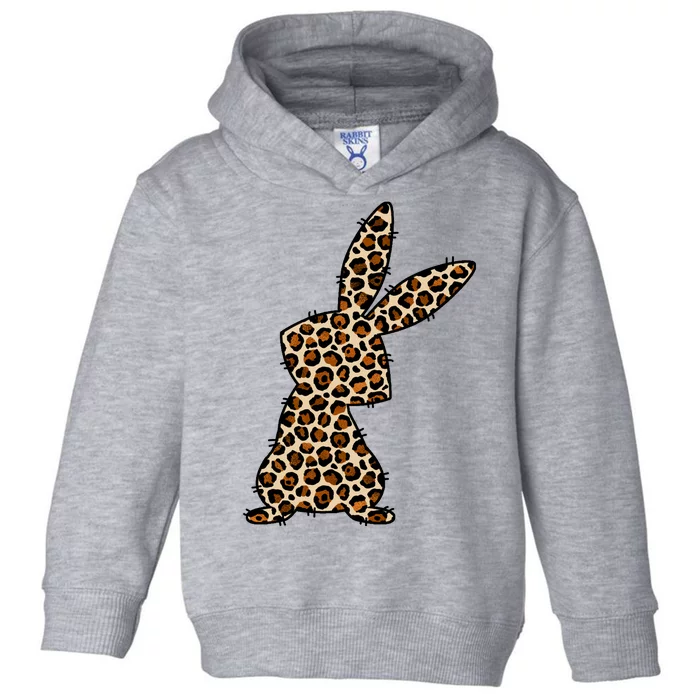 Leopard Bunny Cute Gift Toddler Hoodie