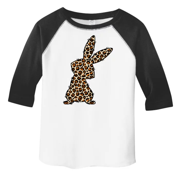 Leopard Bunny Cute Gift Toddler Fine Jersey T-Shirt