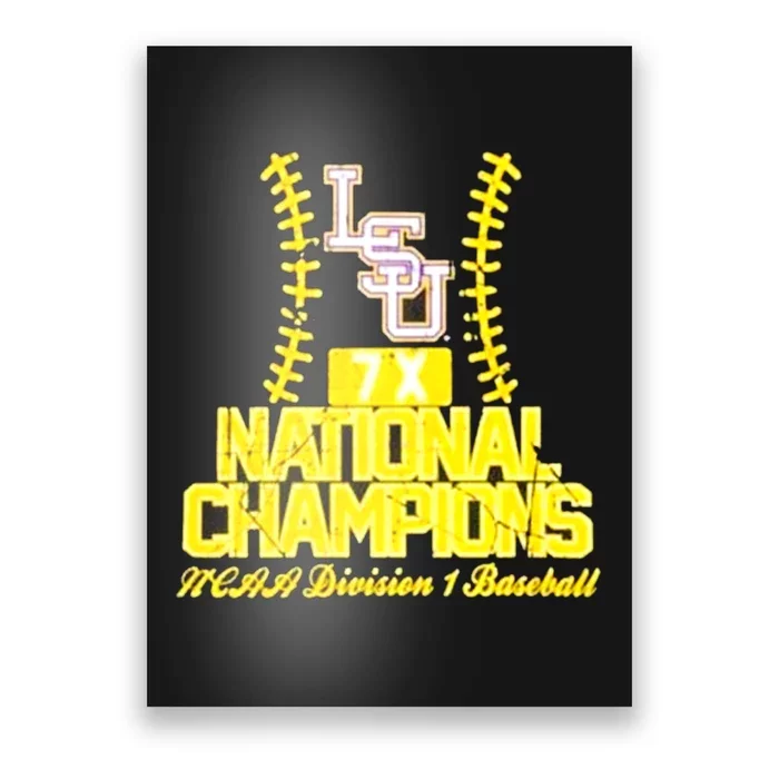 Llsu Baseball Championship Poster