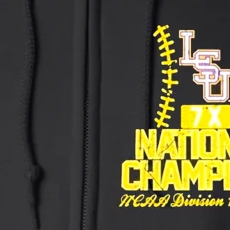 Llsu Baseball Championship Full Zip Hoodie