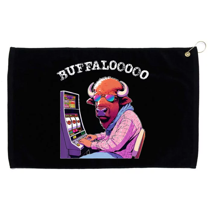 Lucky Buffalo Casino Slot Machine Buffalooooo Gambling Grommeted Golf Towel