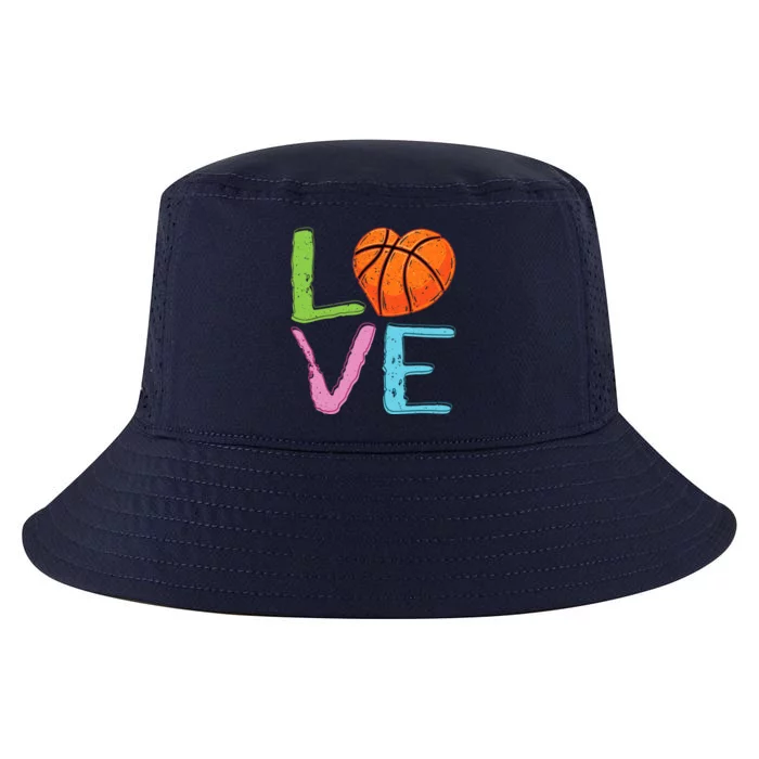 Love Basketball Cute Wo Girl Basketball Lover Cool Comfort Performance Bucket Hat