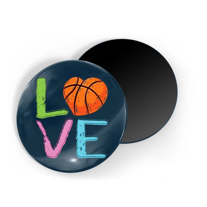 Love Basketball Cute Wo Girl Basketball Lover Magnet