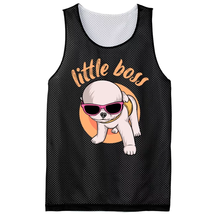 Little Boss Dog Mesh Reversible Basketball Jersey Tank