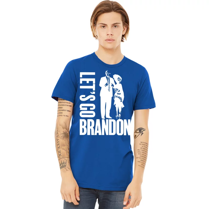 Lauren Boebert Donald Trump LetS Go Brandon Gift Premium T-Shirt