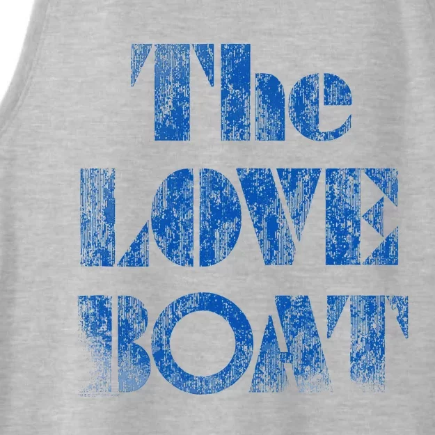 Love Boat Distressed Ladies Tri-Blend Wicking Tank