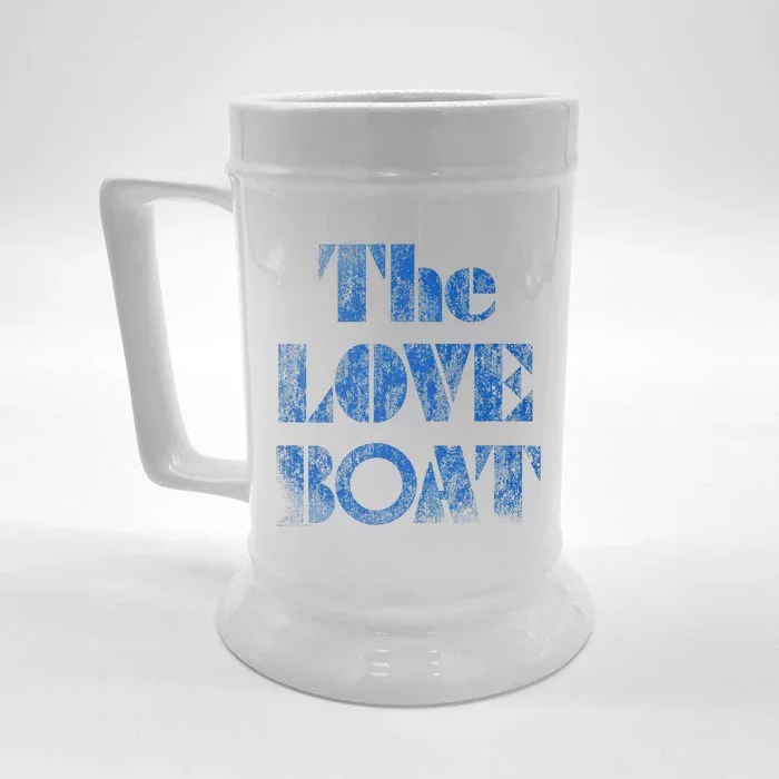 Love Boat Distressed Front & Back Beer Stein