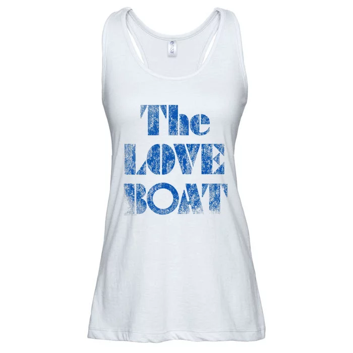 Love Boat Distressed Ladies Essential Flowy Tank