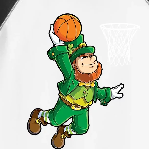 Leprechaun Basketball Dunk St Patricks Day Sports Gift Toddler Fine Jersey T-Shirt