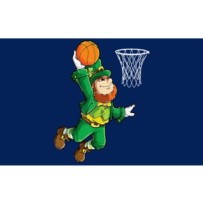 Leprechaun Basketball Dunk St Patricks Day Sports Bumper Sticker