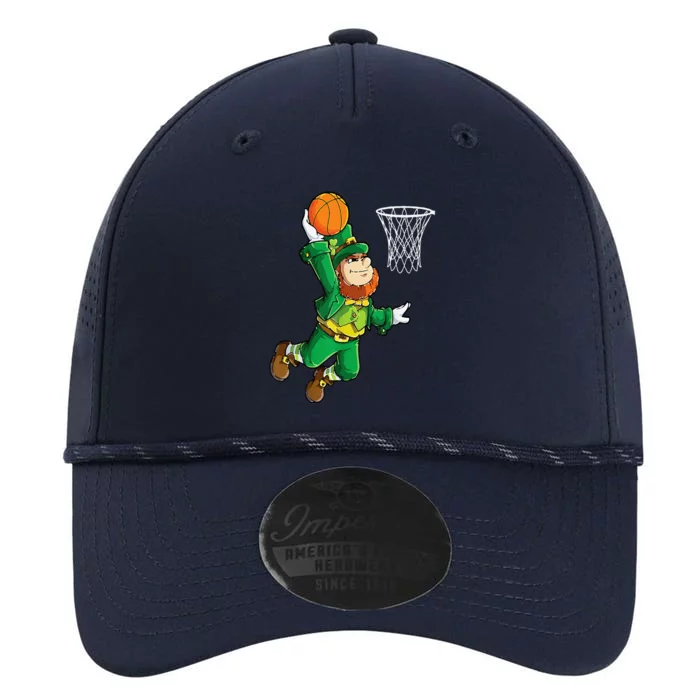 Leprechaun Basketball Dunk St Patricks Day Sports Performance The Dyno Cap