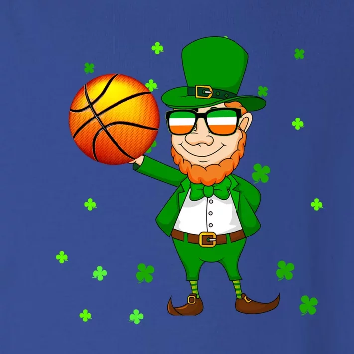 Leprechaun Basketball Dunk St Patricks Day Sports Meaningful Gift Toddler Long Sleeve Shirt