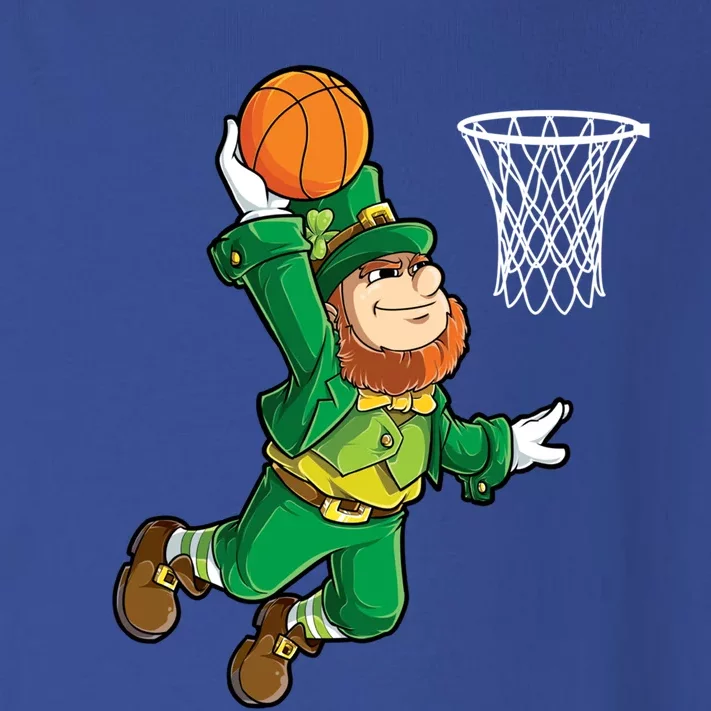 Leprechaun Basketball Dunk St Patricks Day Sports Gift Toddler Long Sleeve Shirt