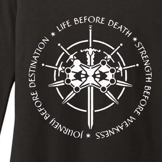 Life Before Death Strength Before Weakness Womens CVC Long Sleeve Shirt