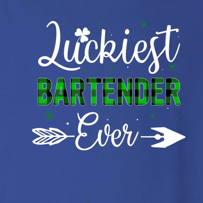 Luckiest Bartender Ever Patricks Day Best Gift For Bartender Funny Gift Toddler Long Sleeve Shirt