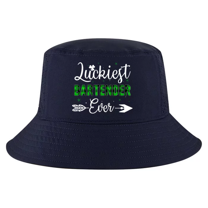 Luckiest Bartender Ever Patricks Day Best Gift For Bartender Funny Gift Cool Comfort Performance Bucket Hat