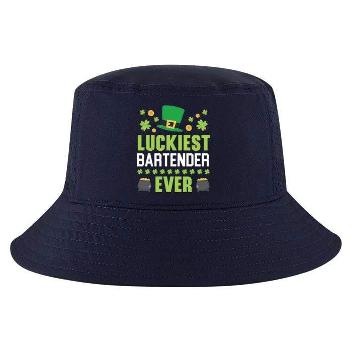 Luckiest Bartender Ever St Patrick's Saint Pattys Day Gift Cool Comfort Performance Bucket Hat