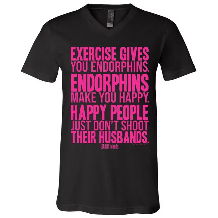 Legally Blonde Endorphins V-Neck T-Shirt