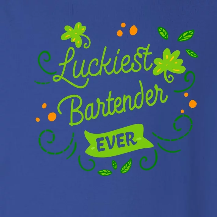 Luckiest Bartender Ever Matching St Patrick's Day Irish Gift Toddler Long Sleeve Shirt