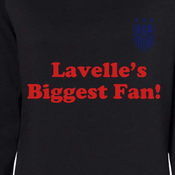 LavelleS Biggest Fans Womens California Wash Sweatshirt