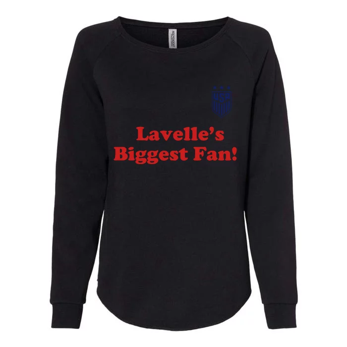 LavelleS Biggest Fans Womens California Wash Sweatshirt