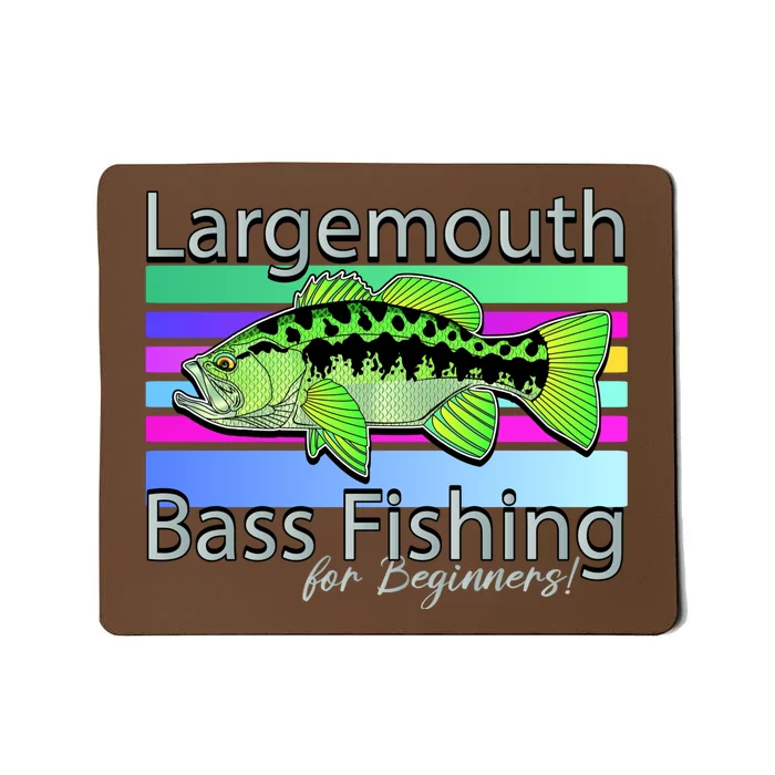 Largemouth Bass Fishing For Beginners Mousepad