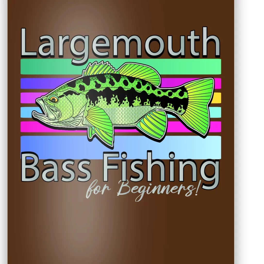 Largemouth Bass Fishing For Beginners Poster