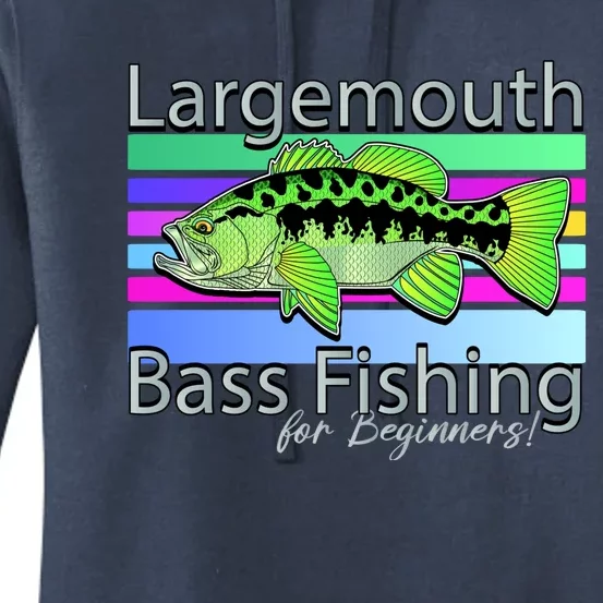 Largemouth Bass Fishing For Beginners Women's Pullover Hoodie