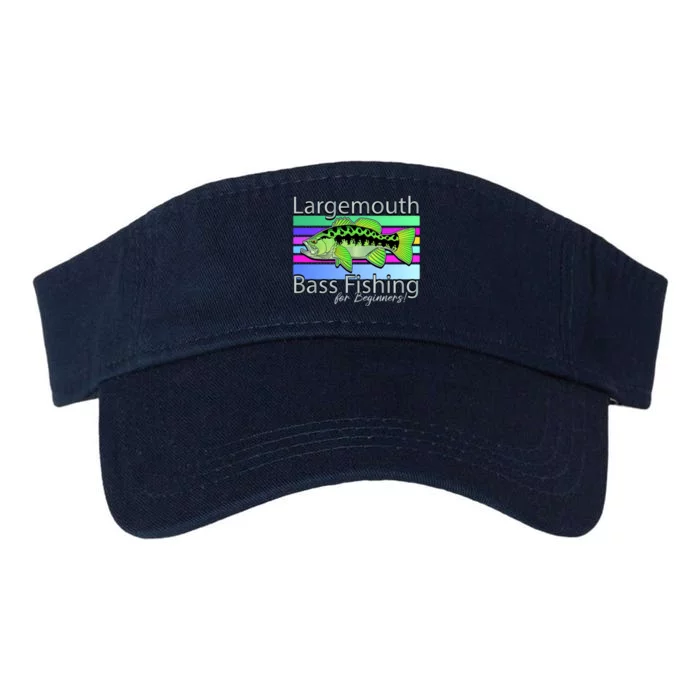 Largemouth Bass Fishing For Beginners Valucap Bio-Washed Visor