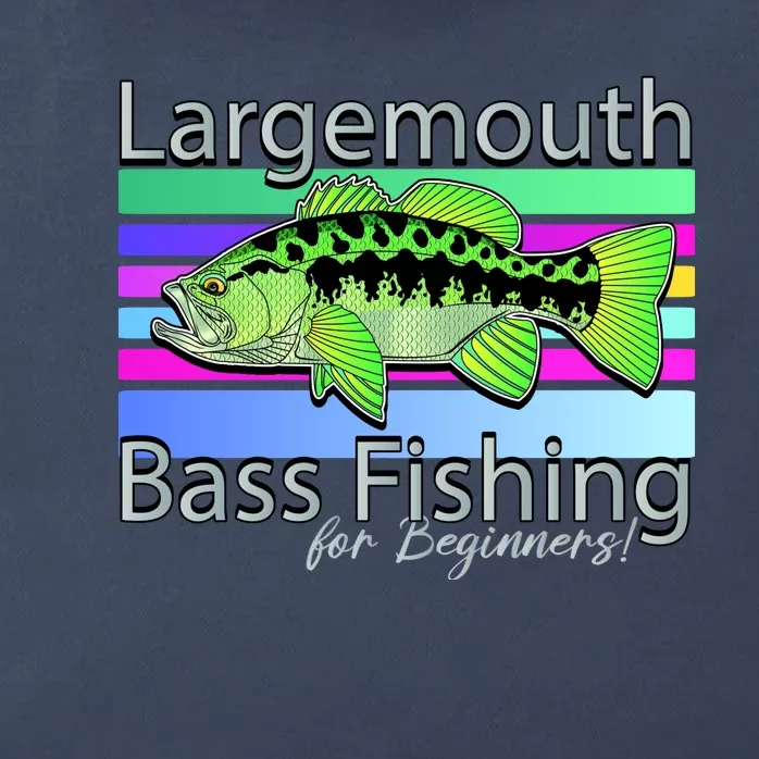 Largemouth Bass Fishing For Beginners Zip Tote Bag